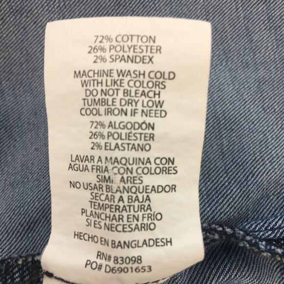 CISono Women's Acid Washed Denim Dress Bib Over-all Style Size S - Picture 15 of 16